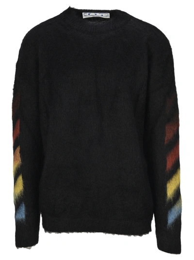 Off-white Fleece In Black