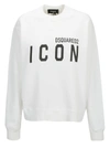 Dsquared2 Icon Print Sweatshirt In White