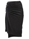 PACO RABANNE RUCHED SKIRT,11608816