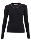 GIVENCHY CHAIN INSERT SWEATER,11607411