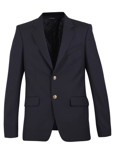 Givenchy Single-breasted Jacket In Black