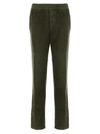 Golden Goose Pant Amos Jogger Corduroy Garment Dyed In Army Green