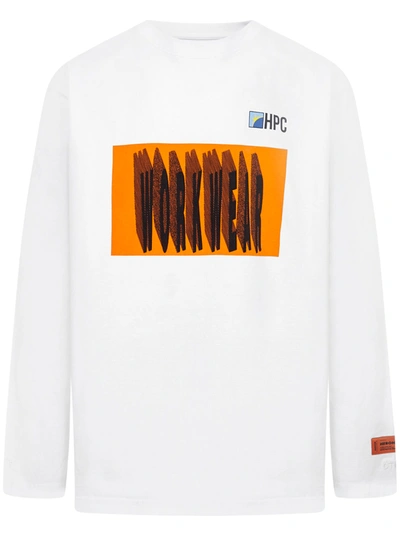 Heron Preston Workwear Print T-shirt In White