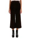 DOLCE & GABBANA CULOTTE TROUSERS BROWN,11623427