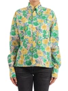 Plan C Floral Print Duchesse Overshirt In Multicolor
