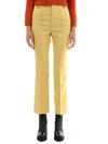 PLAN C YELLOW TAILORED TROUSERS,PNCAA06L00TP02200Y40