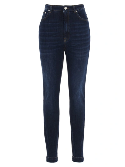 Dolce & Gabbana Skinny Fit Jeans In Medium Wash