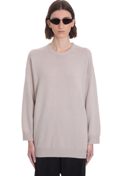 Balenciaga Women's  Beige Cashmere Sweater