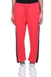 FILA HANK PANT PANTS IN RED COTTON,11635028