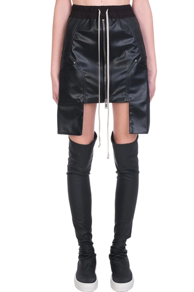 Drkshdw Mini Skirt Skirt In Black Polyester In Nero