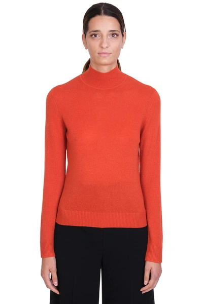 Theory Knitwear In Orange Cashmere