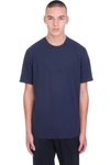 THEORY T-SHIRT IN BLUE COTTON,11633504