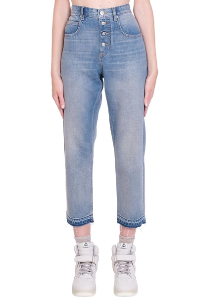Isabel Marant Étoile Belden Jeans In Blue Denim