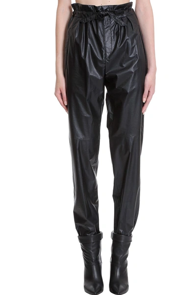 Isabel Marant Duard Pants In Black Synthetic Fibers