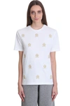 TOMMY HILFIGER T-SHIRT IN WHITE COTTON,11636780