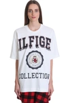 TOMMY HILFIGER T-SHIRT IN WHITE COTTON,11636771