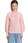 RED VALENTINO KNITWEAR IN ROSE-PINK WOOL,11636490