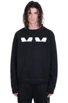 MAISON MARGIELA SWEATSHIRT IN BLACK COTTON,11636418