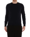 Belstaff Kerrigan Cotton Crewneck Sweater In Washed Navy