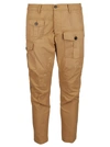 Dsquared2 Straight-leg Cargo Pants In Yellow