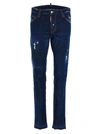 Dsquared2 Distressed-detail Jeans In Blue