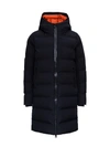 SAVE THE DUCK LONG AND HOODED DOWN JACKET WITH ECOLOGICAL PADDING SAVE THE DUCK,11643285