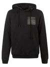MAISON MARGIELA CHEST PATCHED HOODIE,11648545