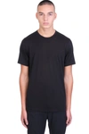 THEORY T-SHIRT IN BLACK COTTON,11651896