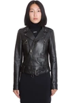 OFF-WHITE LEATHER JACKET IN BLACK LEATHER,11651856