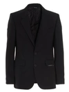 GIVENCHY BLAZER,BM308C1Y8K 001 BLACK