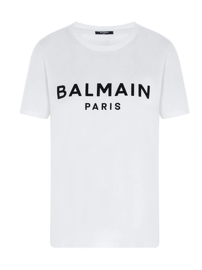 Balmain Tshirt In Black & White