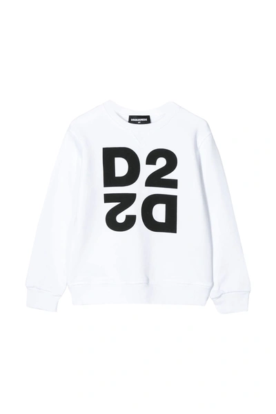 Dsquared2 Kids' Children Sweatshirt With Print In White