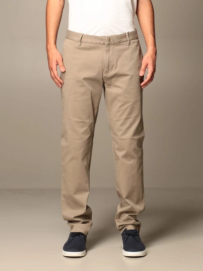 Armani Collezioni Armani Exchange Trousers Slim Stretch Cotton America Pockets In Blue