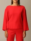 EMPORIO ARMANI TOP WITH SIDE KNOT,11672958