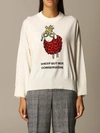 BOUTIQUE MOSCHINO SWEATER MOSCHINO BOUTIQUE PULLOVER IN VIRGIN WOOL WITH SHEEP,11671882