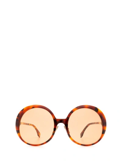 Fendi Eyewear Round Frame Sunglasses In Multi