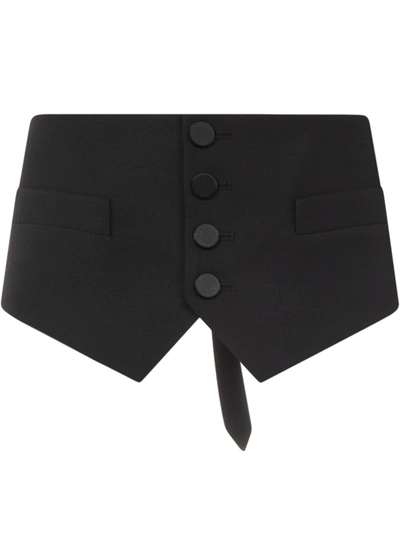 Dsquared2 Smoking Cummerbund In Black