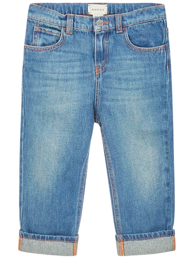 Gucci Babies' Junior Jeans In Blue