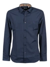 BURBERRY COLLAR CHECKED SHIRT,11691279