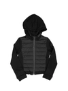 MONCLER PANELED BOMBER JACKET BLACK,11703544