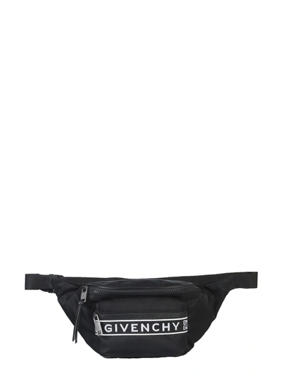 Givenchy Black Nylon Pouch In Nero