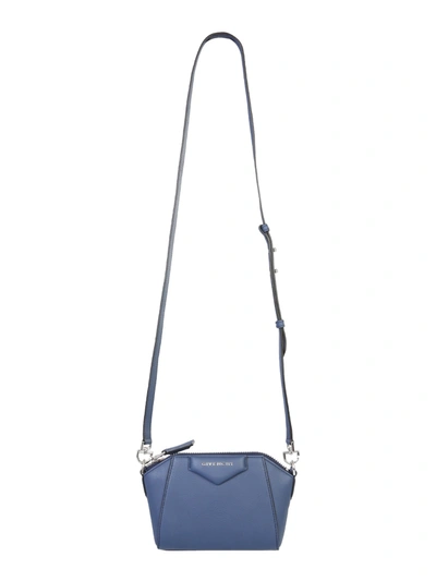 Givenchy Nano Antigona Bag In Blu Scuro