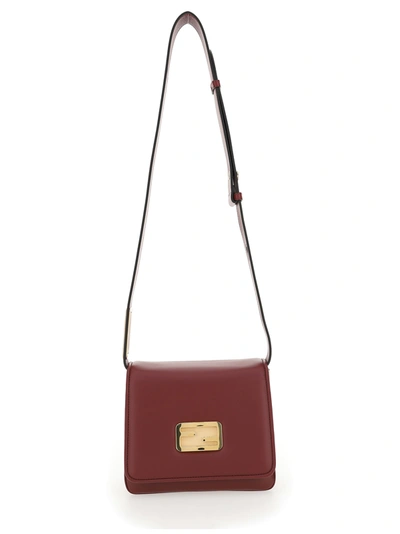 Fendi Id Small Shoulder Bag In Rosso