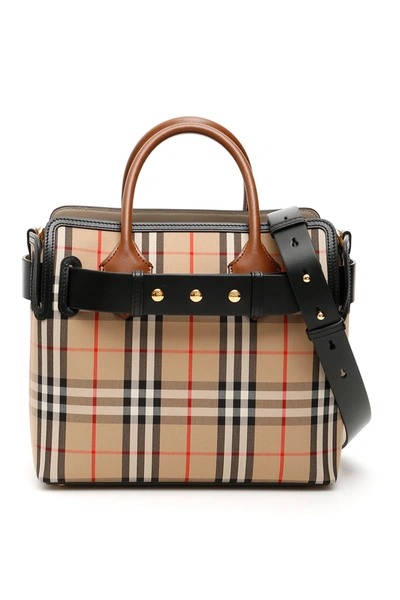 Burberry The Small Belt Bag In Beige,black,red