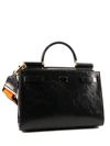 DOLCE & GABBANA SICILY 62 BAG BLACK,BB6625 AW662 80999