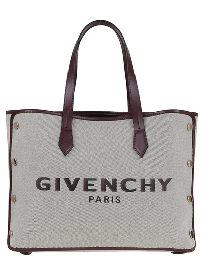 Givenchy Medium Cabas Shopper Tote Bag In Aubergine