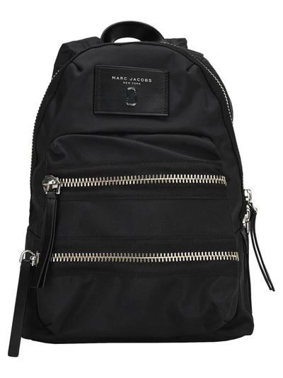 Marc Jacobs Nylon Mini Biker Backpack In Black