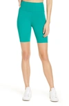 Girlfriend Collective High Waist Bike Shorts In Saguaro