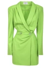 ATTICO THE ATTICO DOUBLE BREASTED MINI BLAZER DRESS