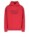 MAISON MARGIELA MAISON MARGIELA LOGO EMBROIDERED HOODIE